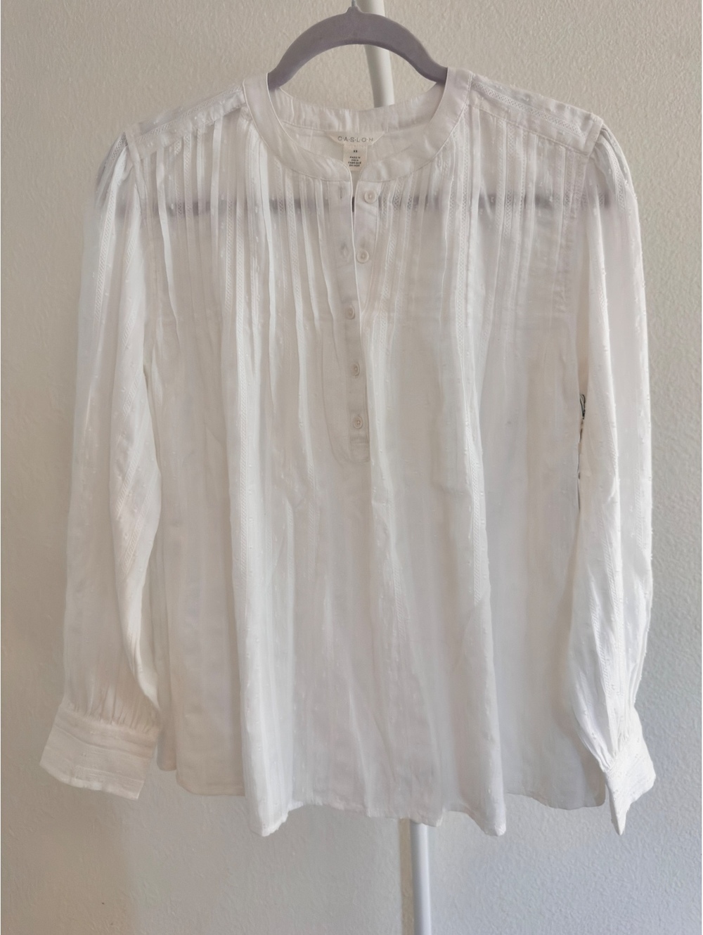 Caslon- XS White Top/Blouse